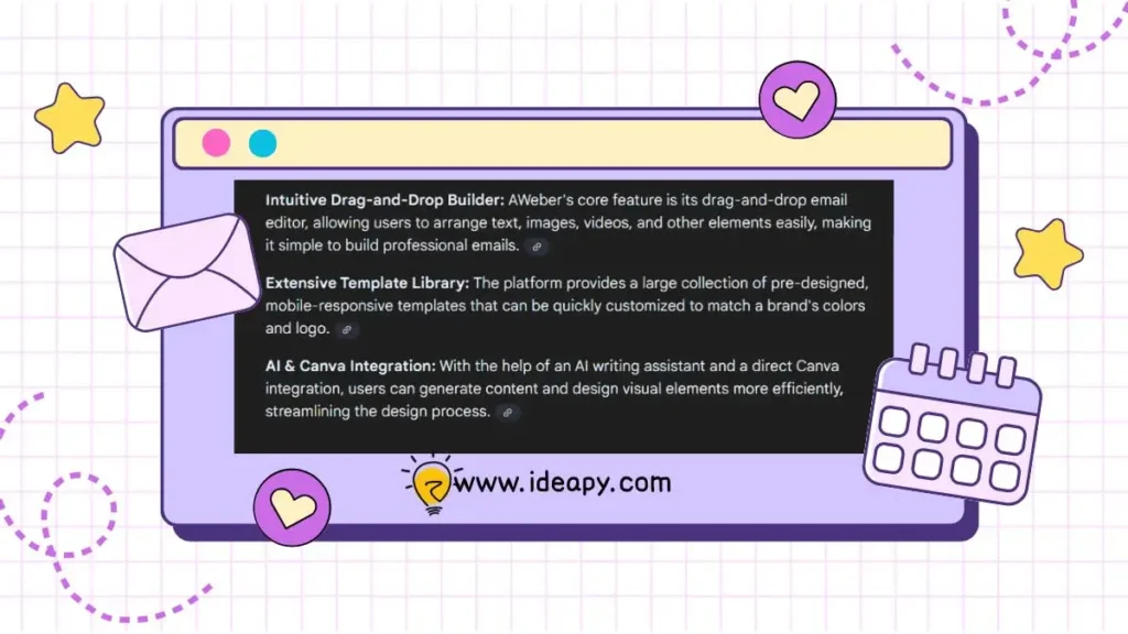 Email marketing Platforms, AWeber for email design